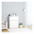 Schranke & Aufbewahrung, Buffets & Sideboards, Sideboard Hochglanz Wei 60x35x76cm Holzwerkstoff