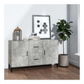 Schranke & Aufbewahrung-Buffets & Sideboards Sideboard Betongrau 100x36x60cm Holzwerkstoff