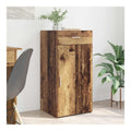 Sideboard Altholz 45 x 42,5 x 93 cm Holzwerkstoff mit Schublade und Tur fur Wohnzimmer, Flur oder Buro - Moderner Kommodenschrank mit Stauraum, langlebig und pflegeleicht