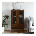 Schranke & Aufbewahrung, Buffets & SideboardsHighboard Braun Eiche 69,5x31x115cm Holzwerkstoff