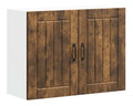 Kuchen-Hangeschrank 80 x 31 x 60 cm Rauchereiche Holzwerkstoff zur Wandmontage