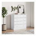 Kommode ALTA Wei 77x35x73 cm Massivholz Kiefer, Kommoden & Sideboards, Komodenschrank, Sideboard Schlafzimmer, Schlafzimmermobel - 353922