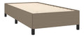 Polsterbett Bett Einzelbett Bettgestell Bettrahmen Stoffbett Lattenrost Schlafzimmerbett Schlafzimmermobel Taupe 90x200cm Stoff