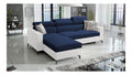 Veth I Mini L-formiges Ecksofa mit Schlaffunktion und Bettkasten Eckschlafsofa mit Stauraum Perfektes Schlafsofa L-Form fur Wohn- und Gastezimmer