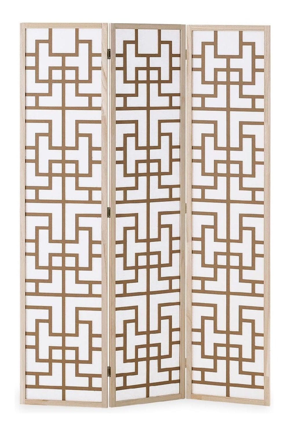 Paravent 3-teilig Shoji 120x170 cm Indoor Holz