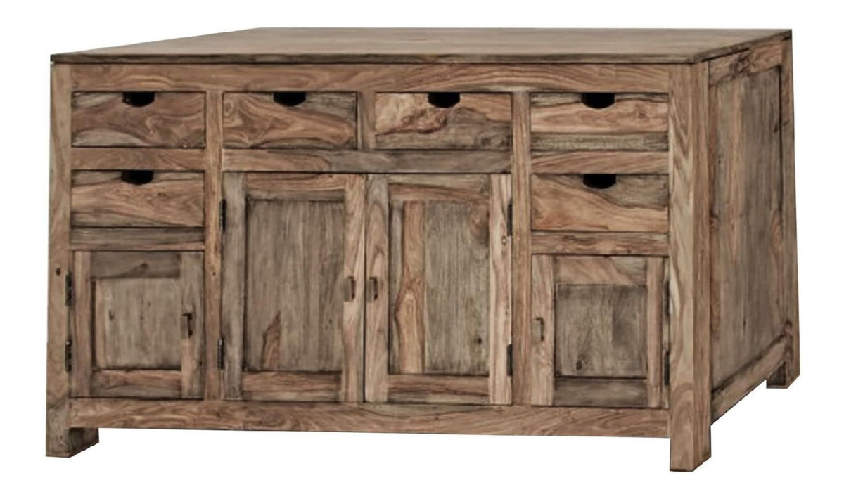 Sideboard Sheesham grau geolt Nature Grey #84