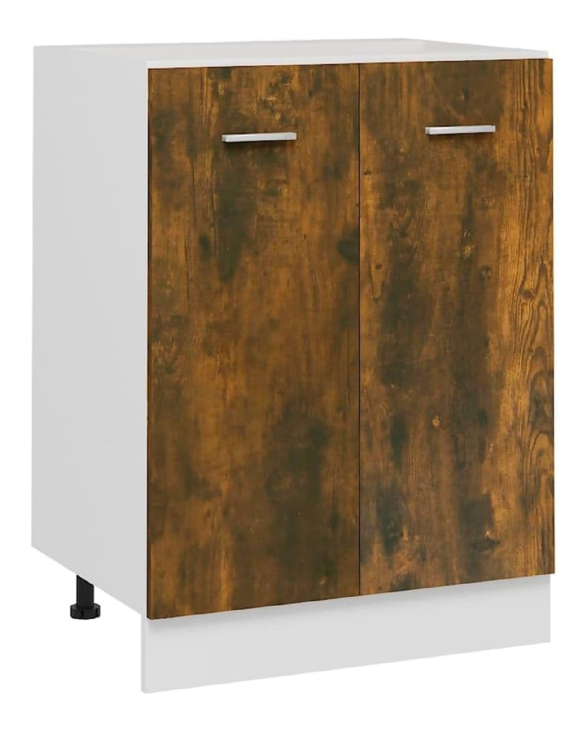 Kuchenunterschrank, Bodenschrank, Lyon Raucheiche, 60 x 46 x 81,5 cm