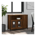 Schranke & Aufbewahrung, Buffets & Sideboards, Sideboard Braun Eiche, 100 x 35 x 75 cm, Holzwerkstoff