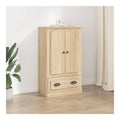 Highboard Sonoma-Eiche 60x35,5x103,5 cm Holzwerkstoff mit viel Stauraum, Zeitloses Design, geeignet als Sideboard, Kommode oder Wohnzimmer Schrank fur stilvolle Einrichtung