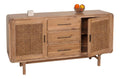 Sideboard HWC-M47 83x160x45cm Rattan