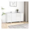 Schranke & Aufbewahrung-Buffets & Sideboards Sideboard Hochglanz Wei 135x41x75cm Holzwerkstoff