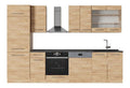 Kuchenzeile Fame-Line, Goldkraft Eiche, 300 cm