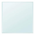 Quadratische Tischplatte aus gehartetem Glas 800x800 mm, 6mm stark, transparent, ideal fur Esstische, Couchtische und Gartentische, Kratzfest und leicht zu reinigen