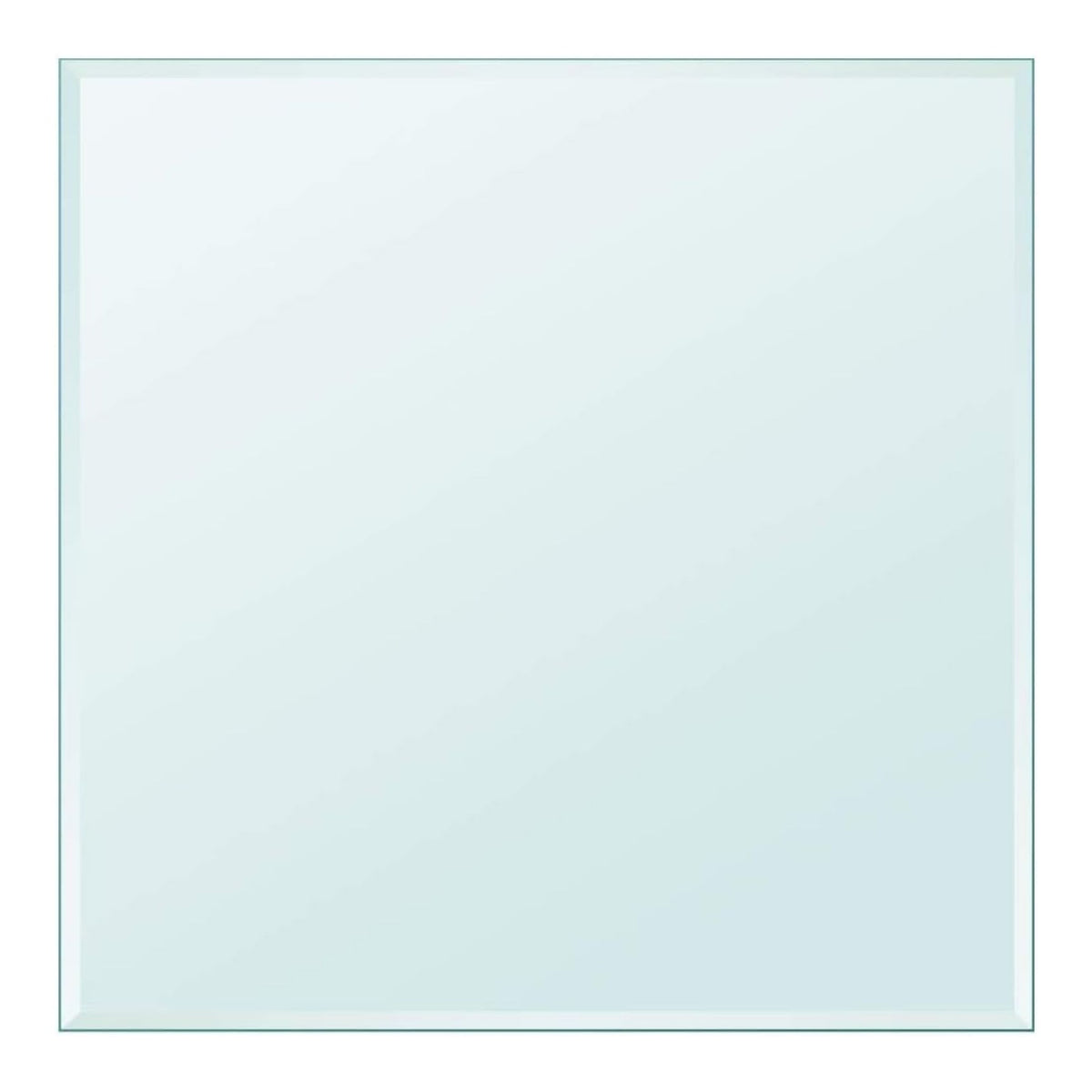 Quadratische Tischplatte aus gehartetem Glas 800x800 mm, 6mm stark, transparent, ideal fur Esstische, Couchtische und Gartentische, Kratzfest und leicht zu reinigen