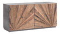 Sideboard Derby I BxHxT: 160x80x50 cm I rustikale Kommode aus Altholz - Metall Mix I Industrial Design fur Wohnzimmer oder Esszimmer