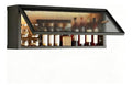Aluminium-Wandschrank mit Klapptur