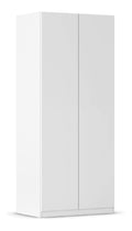 LUNIK, Kleiderschrank, Farbe Wei , Breite 91 cm