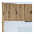 Kuchenschrank Lucca Artisan-Eiche Holzwerkstoff 80 x 31 x 80 cm moderner Kuchenschrank mit langlebigem Rahmen ideal als Vorratsschrank Kuche und Sideboard Kuche