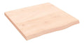 Tischplatte Massivholz Eiche Unbehandelt 60x60 cm