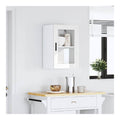 Kuchen-Hangeschrank Porto Hochglanz-Wei mit Glastur, Wandmontage, 40x31x60 cm, 60 kg, moderner Mehrzweckschrank fur Kuche, Esszimmer, Stauraum, Robustes Holzwerkstoff