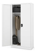 Jan Nowak Kleiderschrank abschlie bar, Buroschrank mit Kleiderstange