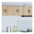 Kuchenschrank 2er-Set Sonoma-Eiche, 30x31x40 cm Holzwerkstoff, Langlebige Kuchenmobel fur Innenbereich, Freistehendes Design