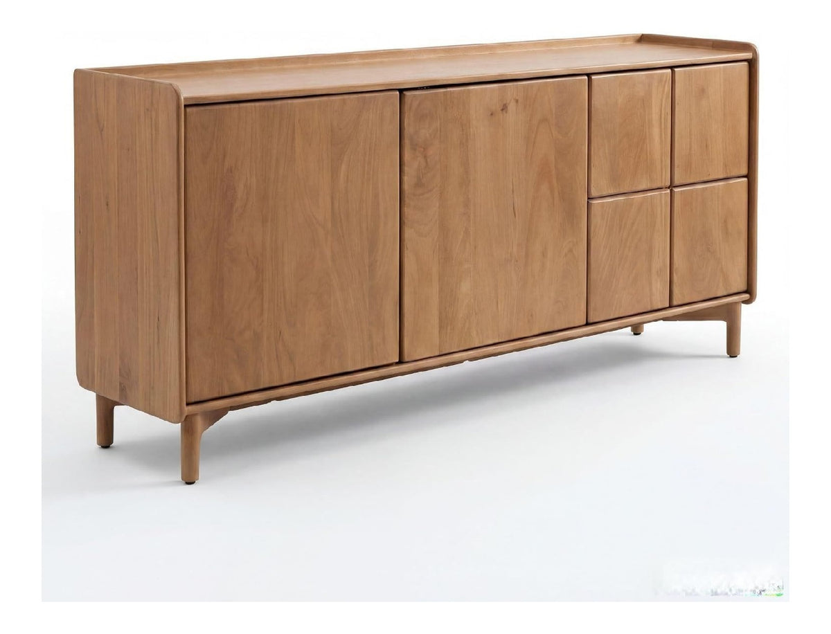 Sideboard 160 x 70 x 45 cm Mango Massivholz Braun Handmade