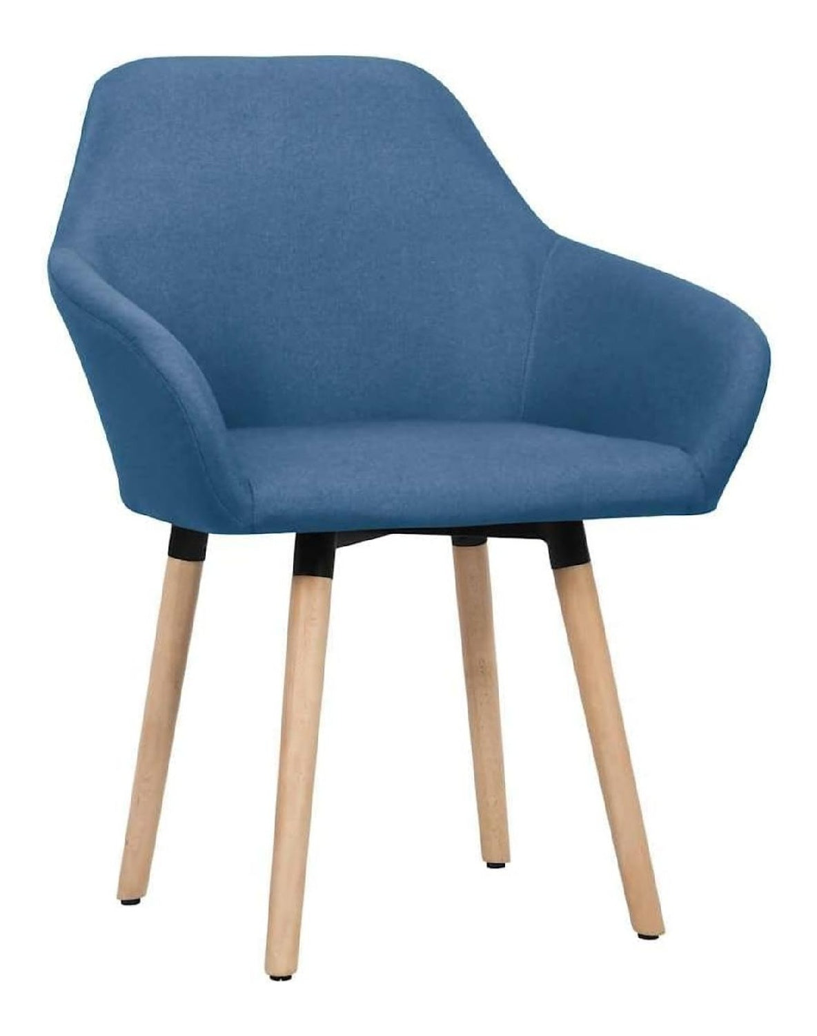 Esszimmerstuhle 2 STK. Blau Stoff 14,75 kg Massivholzbeine