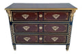 Antik konigliche Louis XIV. Louises Barock Rokoko Stilmobel Kommode Sideboard Kommodenschrank Sideboardschrank Farbe: Nussfarben mit Gold Breite129cm