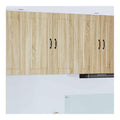 Sonoma-Eiche Kuchenschrank, 80x31x80 cm Holzwerkstoff, Wandschrank mit 2 Turen, langlebiges Kuchenmobel fur Innenbereich, stilvolle Aufbewahrung