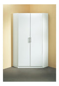 Wimex Kleiderschrank/ Eckschrank Runner, (B/H/T) 95 x 198 x 95 cm, Wei