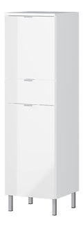 Germania Schrank 8532-84 GW-MAURESA, in wei , Fronten in Hochglanz, zwei Schubkasten B/H/T 34/120/34 cm