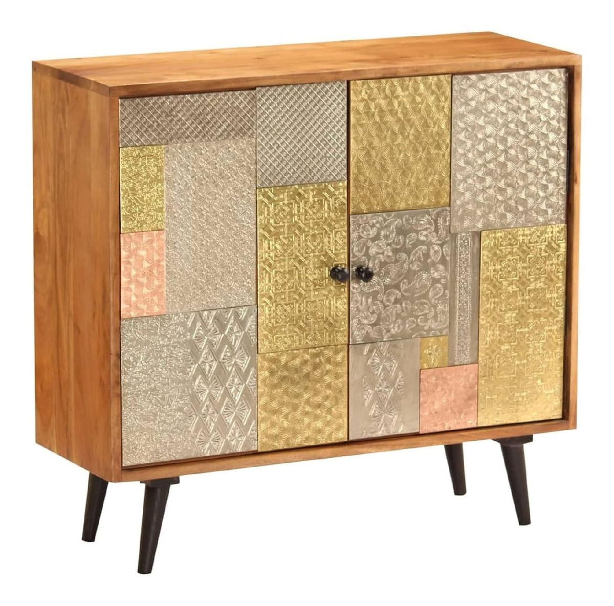 Sideboard 80x30x75 cm Sideboard Wohnzimmer Flurschrank SchraNkchen MoBel SchraNke Sideboard Massivholz Akazie