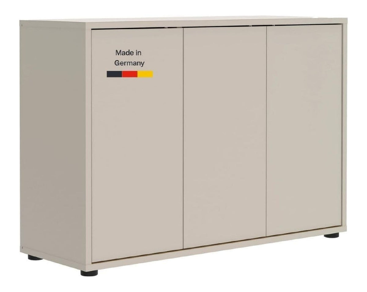 Kommode beige Die Horizontale Holz Made in Germany 103 cm breit Sideboard