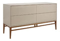 Angel Cerda - Modern Sideboard aus Nussbaumholz Grau