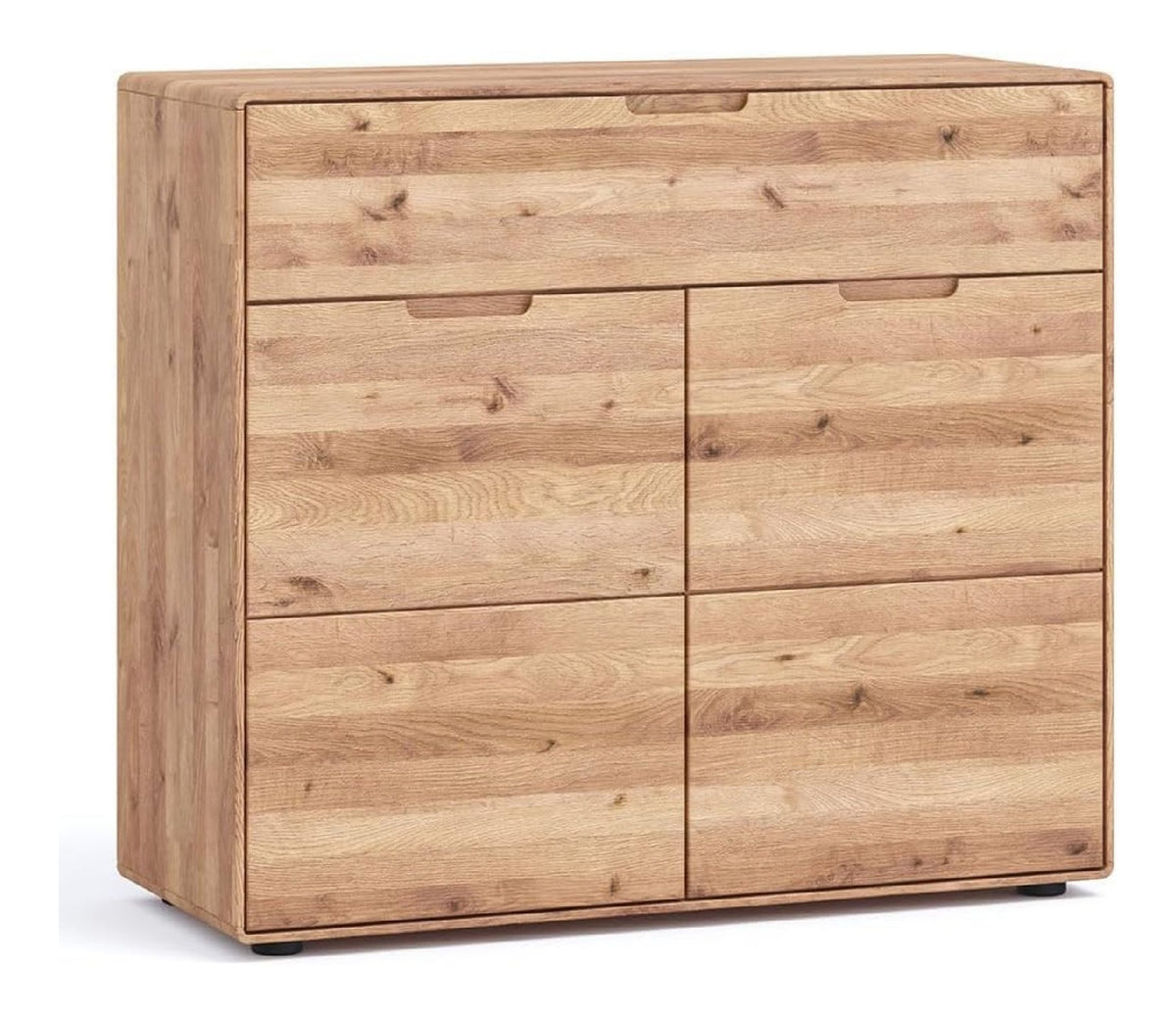 Kommode Massivholz geolt 100 cm breit Sideboard Schrank Anrichte Wohnzimmerschrank Wohnzimmermobel modern in Wildeiche