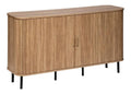 Interior Designer - Colva Sideboard mit 2 Turen in Eichenoptik - Aufbewahrungsmobel mit 6 Fachern fur Schlafzimmer, Wohnzimmer, Buro - B 140 x H 80,5 cm