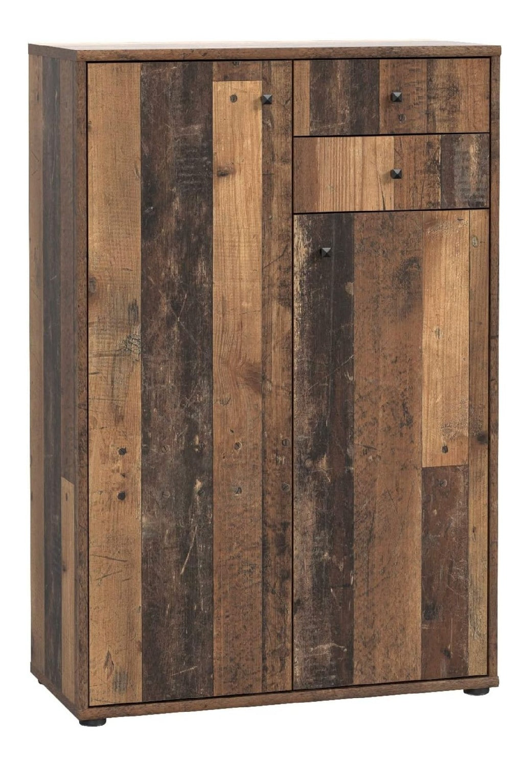 Kommode Old Wood Sideboard Modern - 73,7x111,1x34,8 cm (BxHxT) - Highboard Anrichte - [Dudley.Two] Buro Arbeitszimmer Wohnzimmer