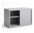 Professioneller Wandschrank aus Edelstahl - 1000 x 400 x 600 mm - Schiebeturen - Struktur zerlegbar - glatte Oberflache, leicht zu reinigen