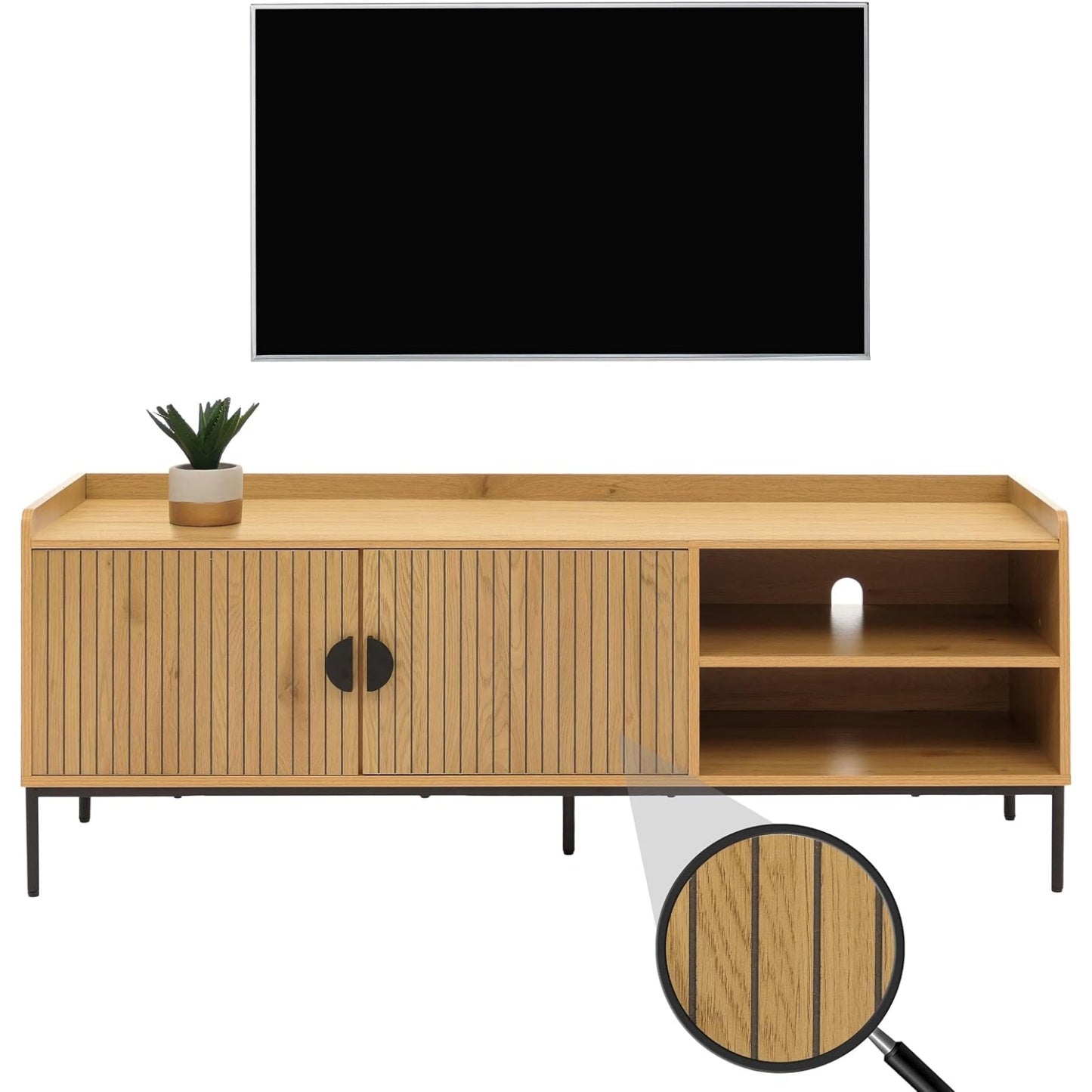 TV-Lowboard mit Stauraum, 150 ¡Á